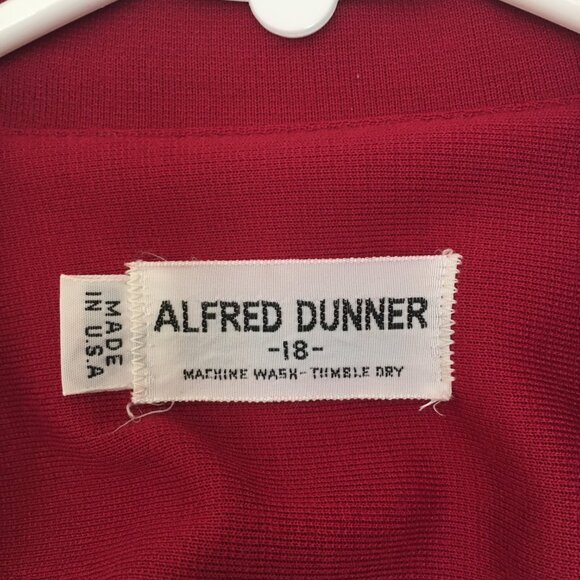 Alfred Dunner Cranberry Red Blazer Sz. 18 Women's Fall  Blazer - Picture 3 of 3